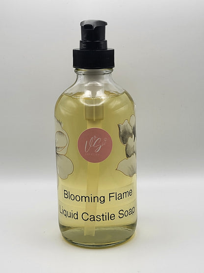 V's Varieties - Blooming Flame Liquid Castile Soap