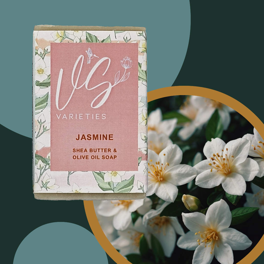 V's Varieties - Jasmine Fragrant Soap Bar