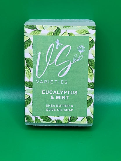 V's Varieties - Eucalyptus & Mint Fragrant Soap Bar