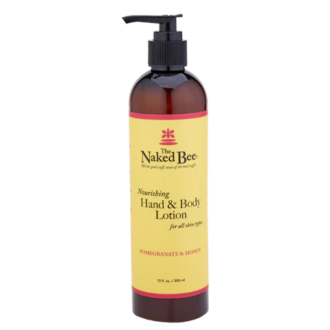 The Naked Bee - 12 oz. Pomegranate & Honey Hand & Body Lotion