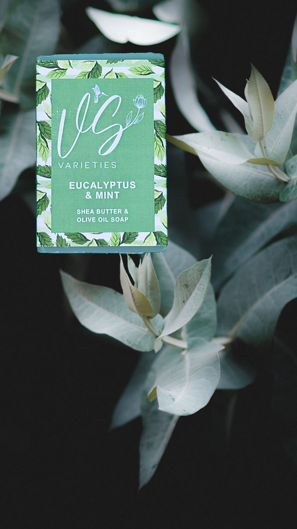 V's Varieties - Eucalyptus & Mint Fragrant Soap Bar