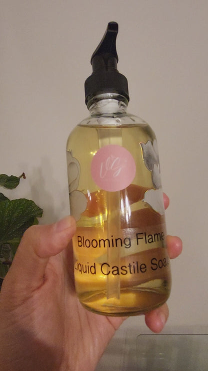 V's Varieties - Blooming Flame Liquid Castile Soap