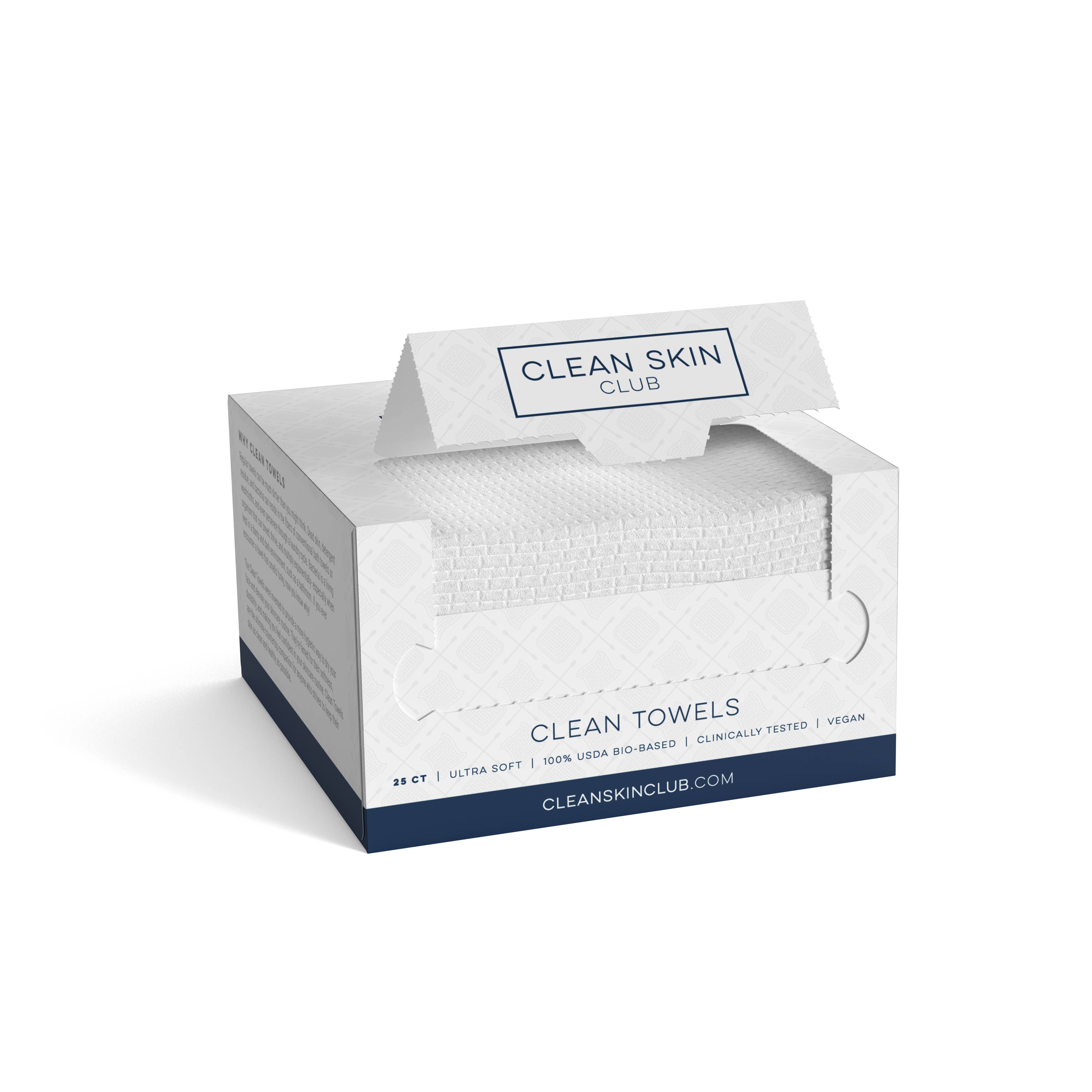Clean Skin Club - Clean Towels (25 ct.) – V's Varieties