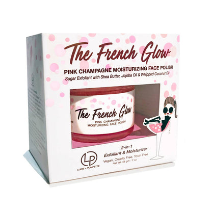 Lucie + Pompette - The French Glow - Pink Champagne Moisturizing Face Polish